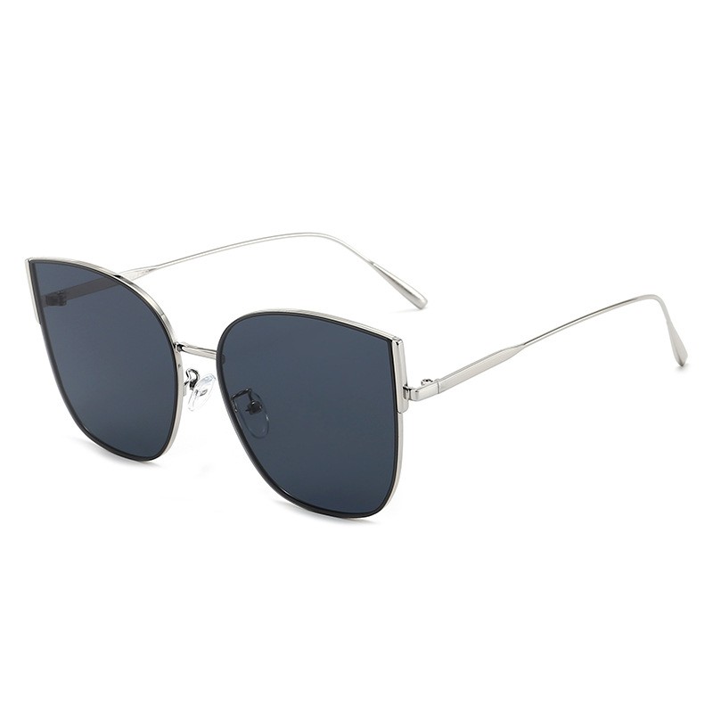 New Fashion Lady Oversize Rimless Square Bee Sunglasses Women