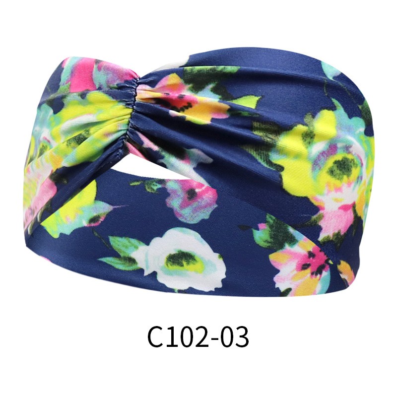 Wide Cotton Stretch Women Headbands Headpiece Head Wrap 