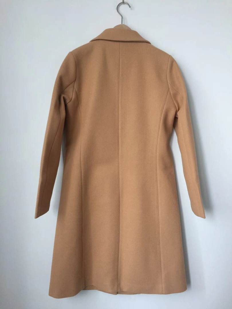 Women's Coat Long sleeve one button classic coat outerwear