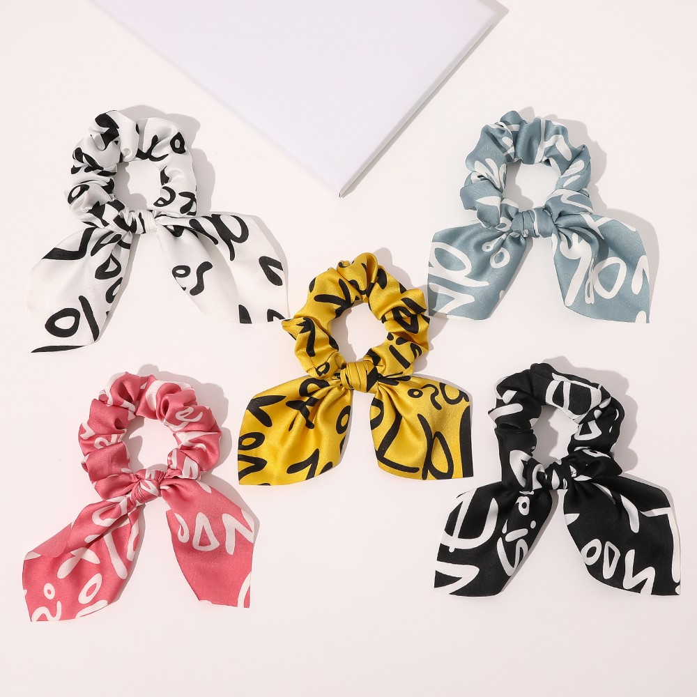 Hair Bands Lady Floral Scrunchie Girls Hair Accessories 