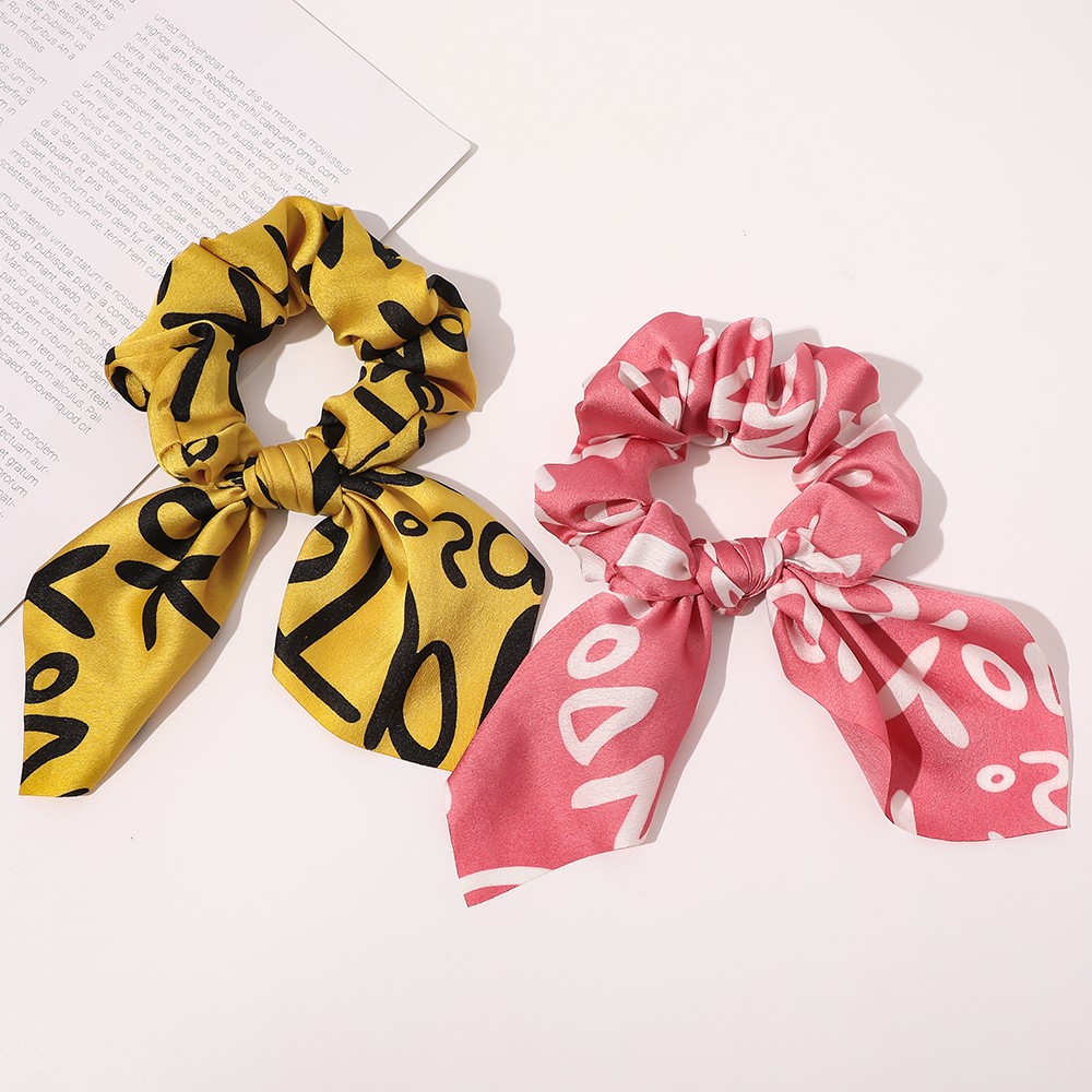 Hair Bands Lady Floral Scrunchie Girls Hair Accessories 