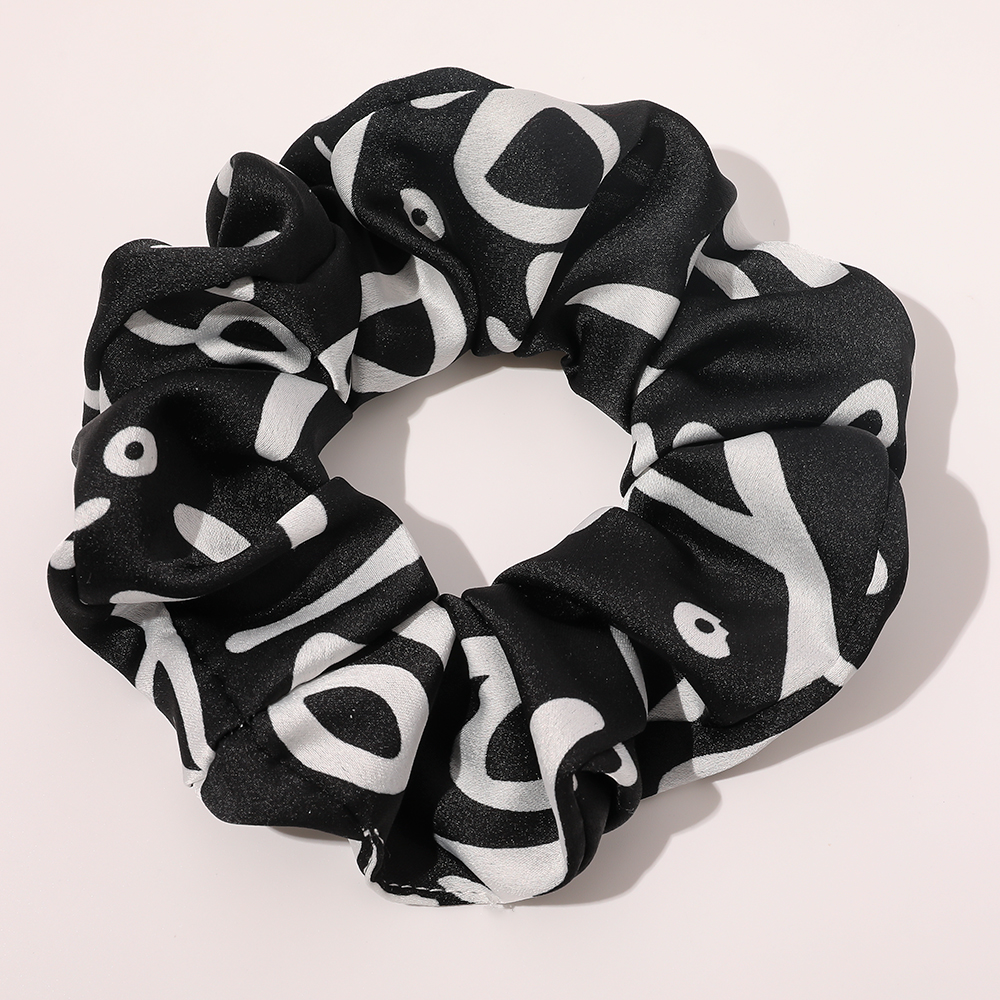 Women Scrunchie Polka Dot Scrunchies Set Elastic Hair Bands