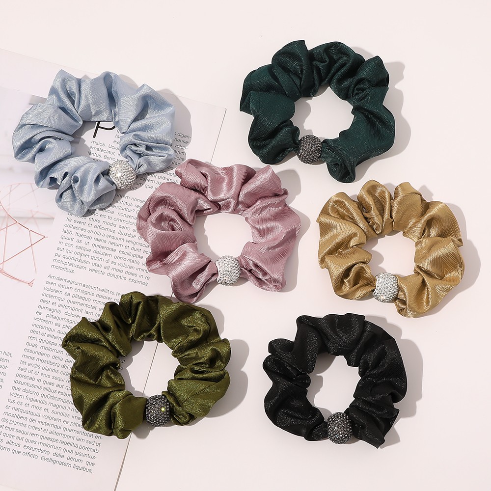 New Arrival Furry Scrunchie Warm Elastic Hair Band Girls Ponytail