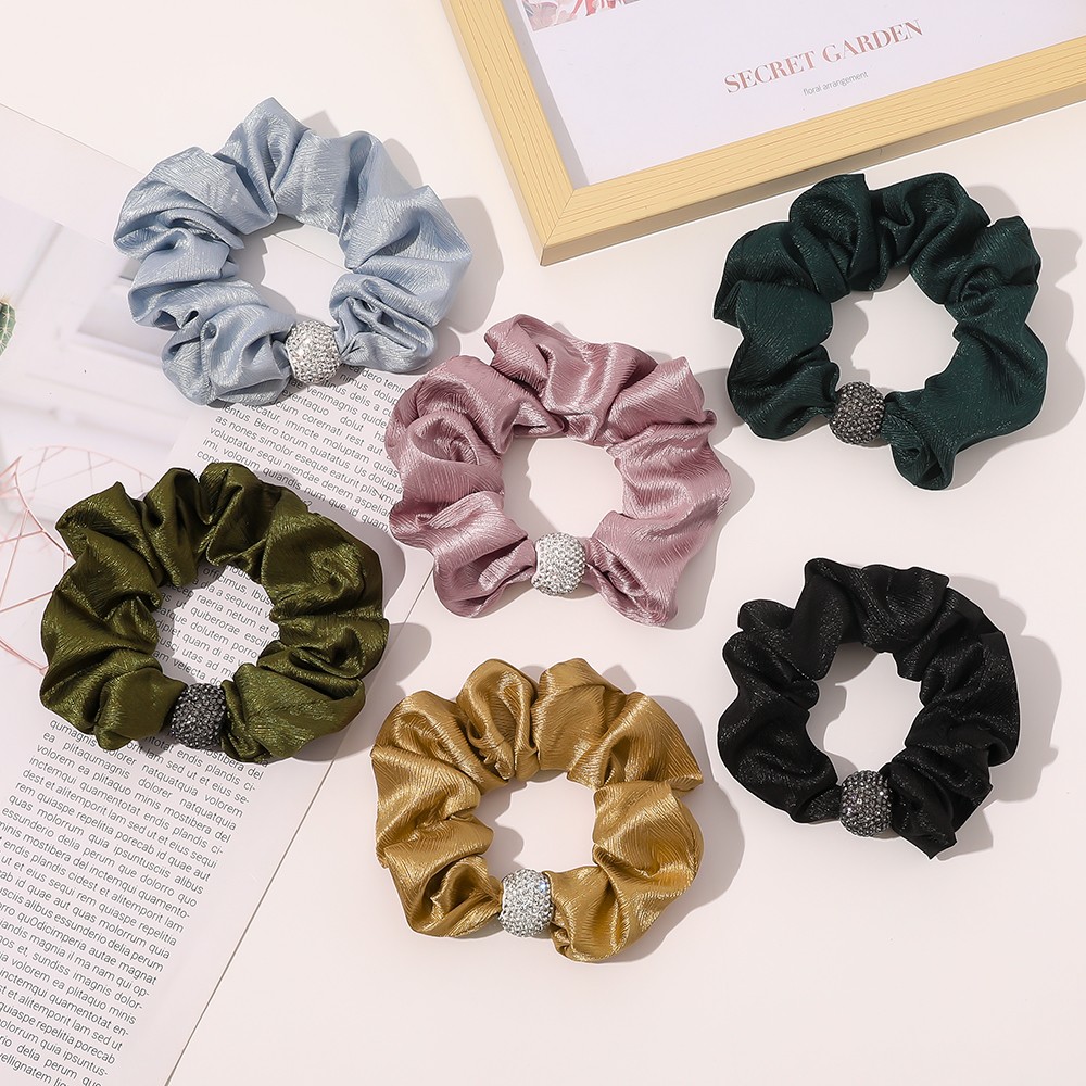 New Arrival Furry Scrunchie Warm Elastic Hair Band Girls Ponytail