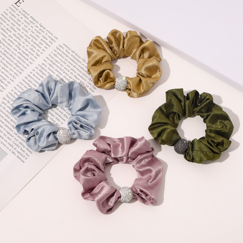 New Arrival Furry Scrunchie Warm Elastic Hair Band Girls Ponytail