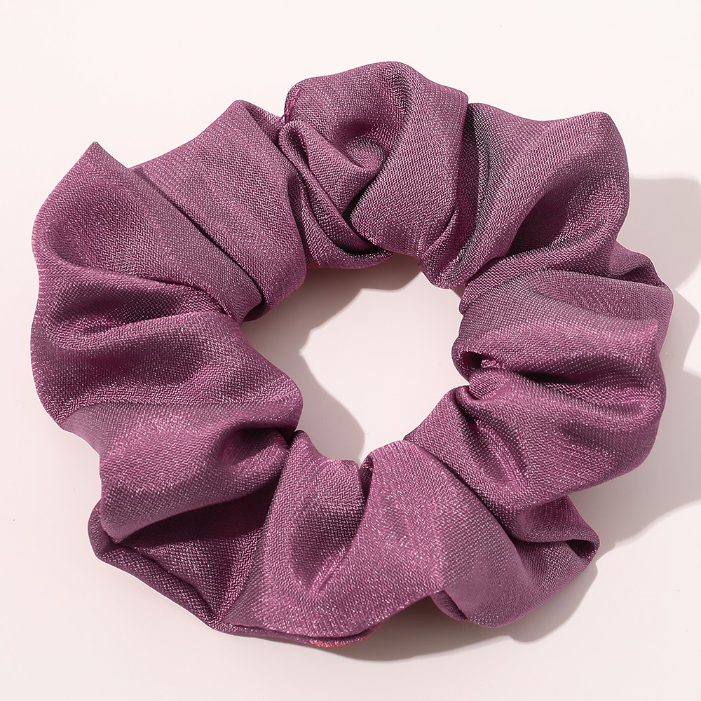 Women Satin Silk Hair Tie Elastic Scrunchies Ponytail Holder 