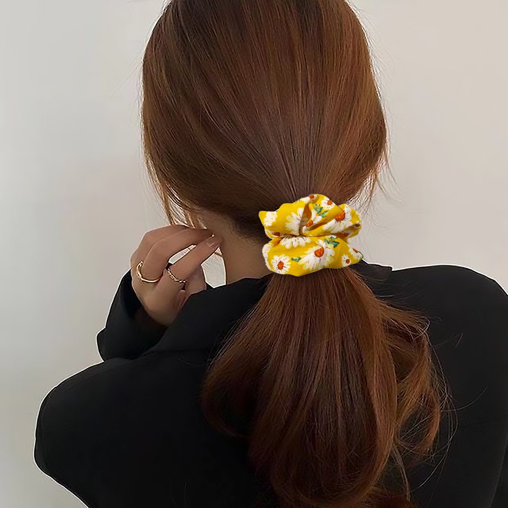 New Arrival Women Plaid Hair Rope Ties Ponytail Holder Hair Band