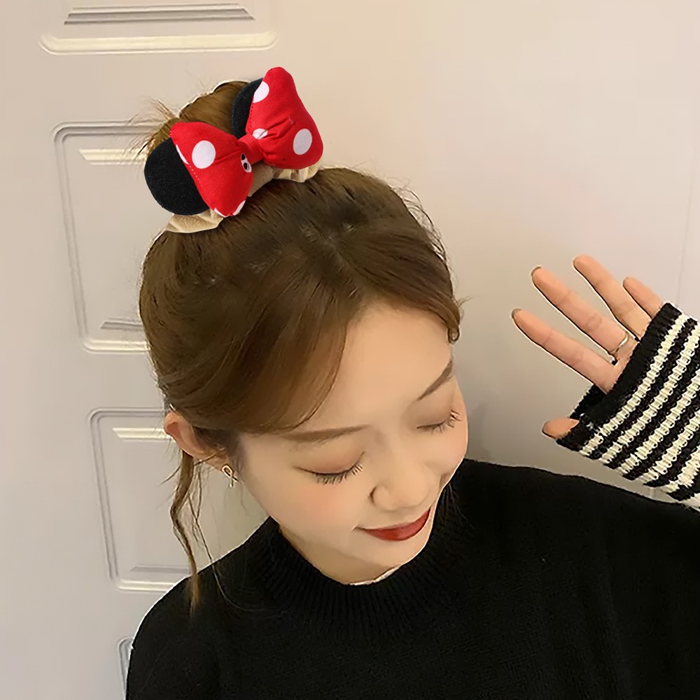 Hair Ribbons Silk Hair Rope Women Fashion Scrunchies Ears 